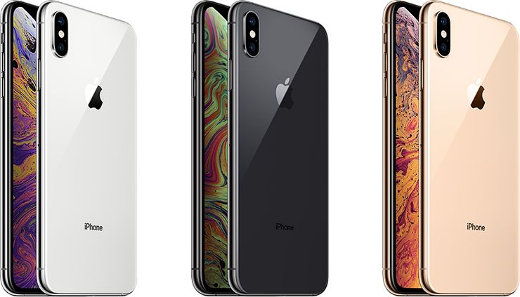 iPhone XS -mallien värivaihtoehdot.