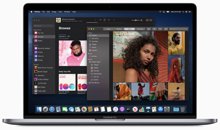 macOS Catalina heittää hyvästit iTunesille.