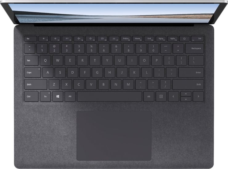 Sisältä alcantara-pintainen pienempi Surface Laptop 3.