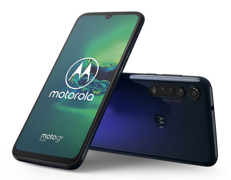 Motorola Moto G8 Plus, Cosmic Blue.