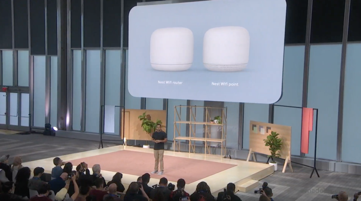 Nest Wifi ja Nest Wifi Point.