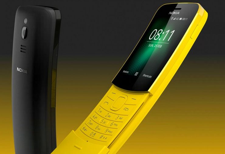 Myös Nokia 8110 4G on varustettu KaiOS-käyttöjärjestelmällä.