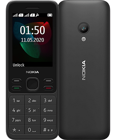 Musta Nokia 150.