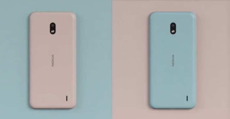 Nokia 2.2:n vaihdettavia Xpress-On-kuoria.