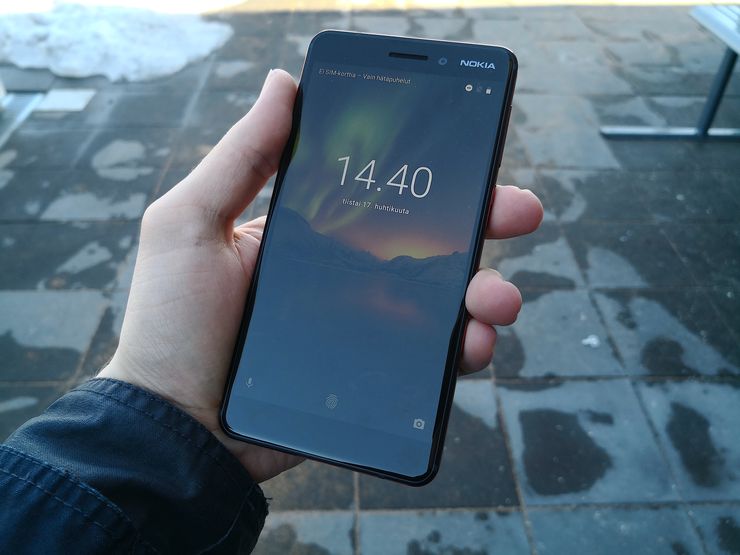 Nokia 6:n kookas 5,5 tuuman näyttö on perushyvä.