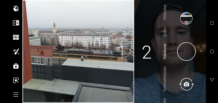 Bothie-kuvauksessa voi nyt säätää taka- ja etukameran koon suhdetta sekä kuvata eri aikaan taka- ja etukameralla.