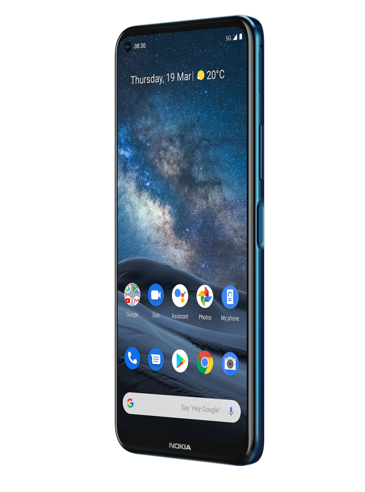 Nokia 8.3 5G:n näytön koko on peräti 6,81 tuumaa.