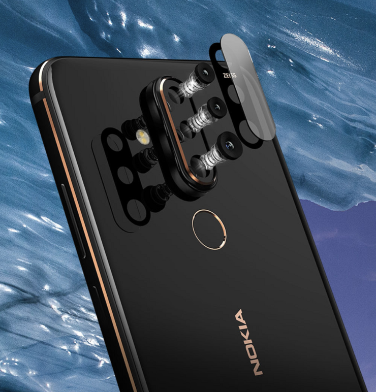 Nokia X71:n kolme takakameraa.