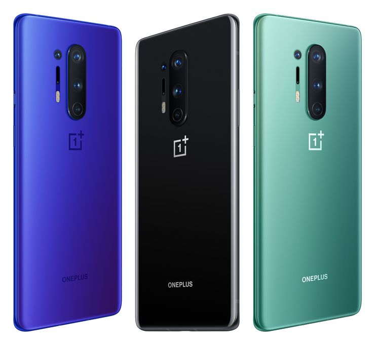OnePlus 8 Pron värivaihtoehdot.