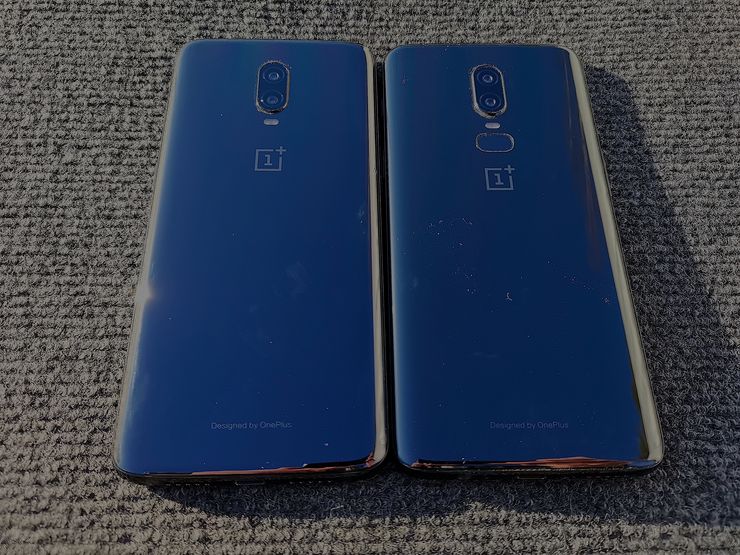 Takaa OnePlus 6T on käytännössä samanlainen kuin OnePlus 6 sormenjälkilukijaa lukuun ottamatta.