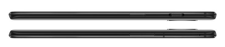 OnePlus 6T:n kyljeltä löytyy tietenkin yhä OnePlussan erikoisuus, eli kolmiasentoinen hiljennyskytkin.