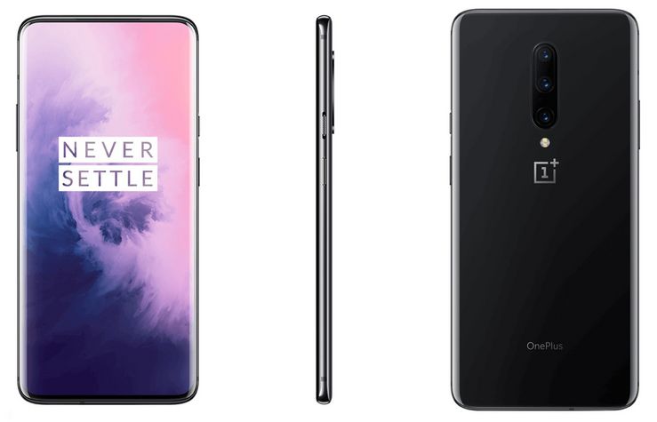 OnePlus 7 tummanharmaana Mirror Grey -värinä. Kuva: Android Central / Ishan Agarwal.