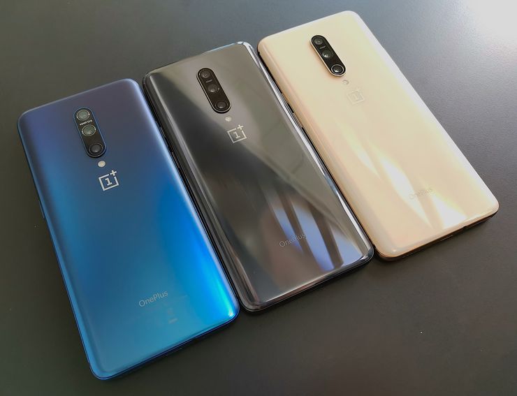 OnePlus 7 Pron värivaihtoehdot.