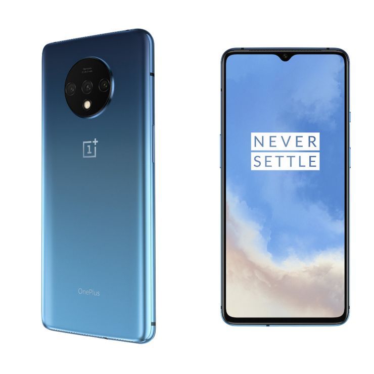 OnePlus 7T Glacier Blue.