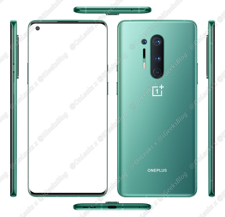 OnePlus 8 Pro. Kuva: OnLeaks / iGeeksBlog.