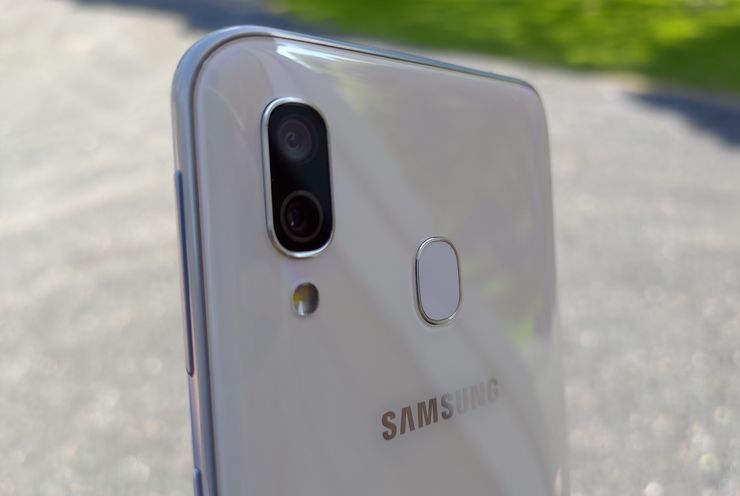 Galaxy A40:n kaksoiskamera on hyvä.