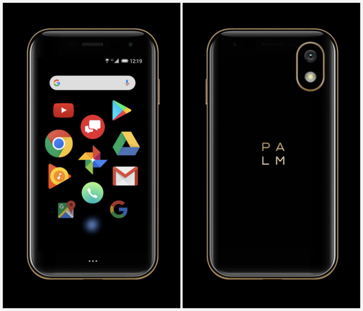 Uusi Palm edestä ja takaa.