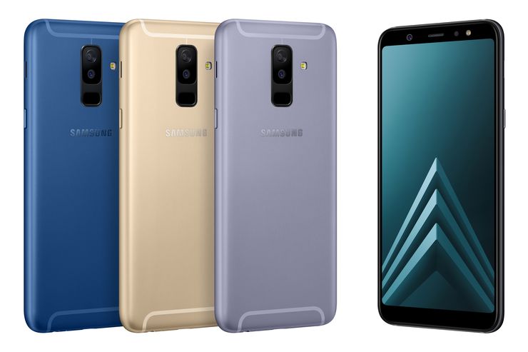 Samsung Galaxy A6+:ssa on kaksi takakameraa.