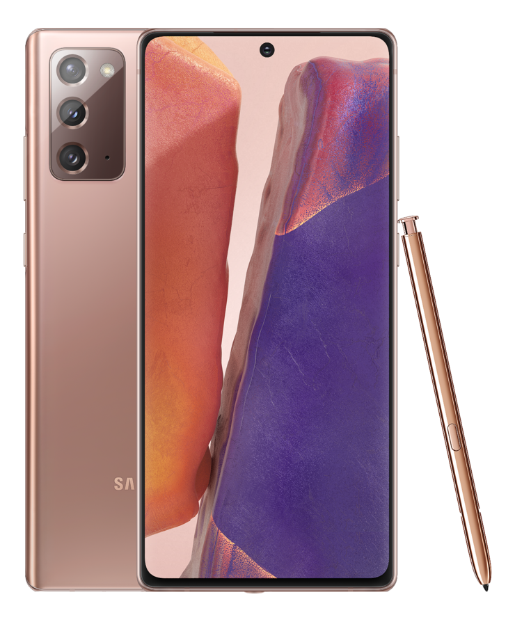 Samsung Galaxy Note20, Mystic Bronze.