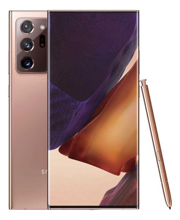 Samsung Galaxy Note20 Ultra, Mystic Bronze.