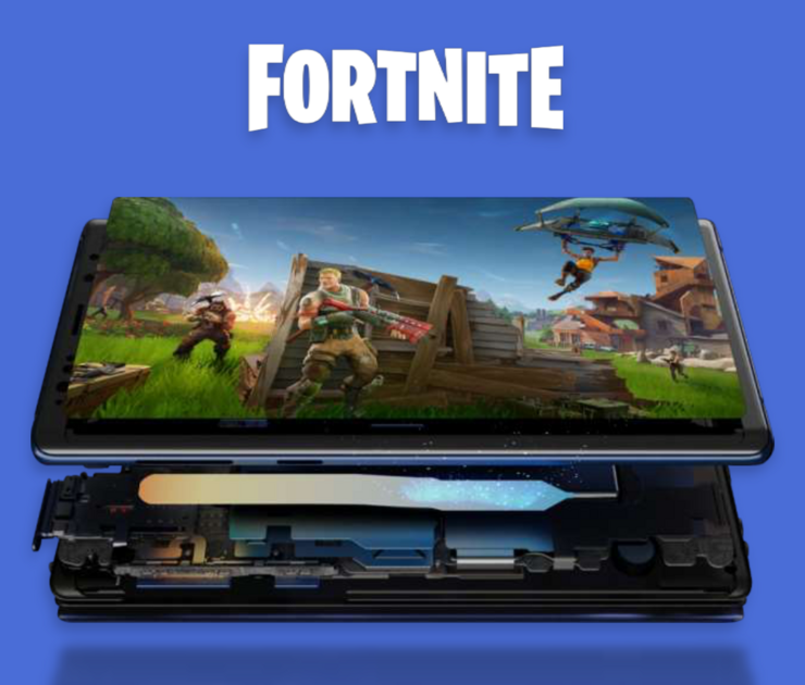 Samsung Galaxy Note9:n sisällä on hiilikuitu-nestejäähdytysratkaisu, joka mahdollistaa pidempiaikaisen huippusuorituskyvyn vaikkapa Fortnitea pelatessa.