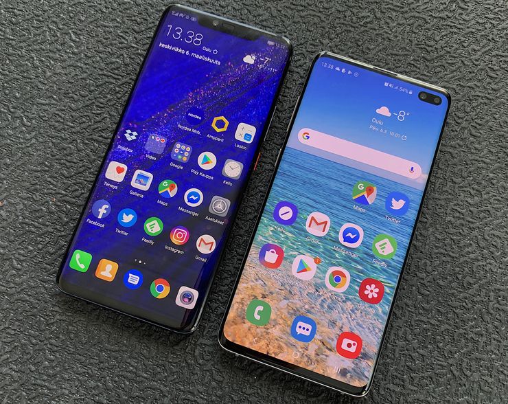 Huawei Mate 20 Pro on todella vahva kilpailija Galaxy S10 -puhelimille.