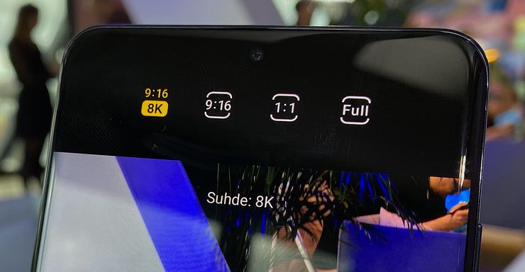 8K-tarkkuuden video on uusi lisäys.