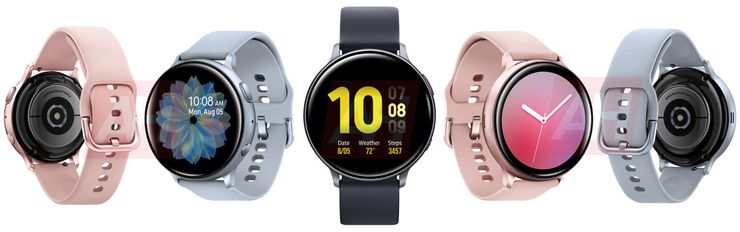 Samsung Galaxy Watch Active2 eri väreissä: Kuva: AndroidHeadlines.