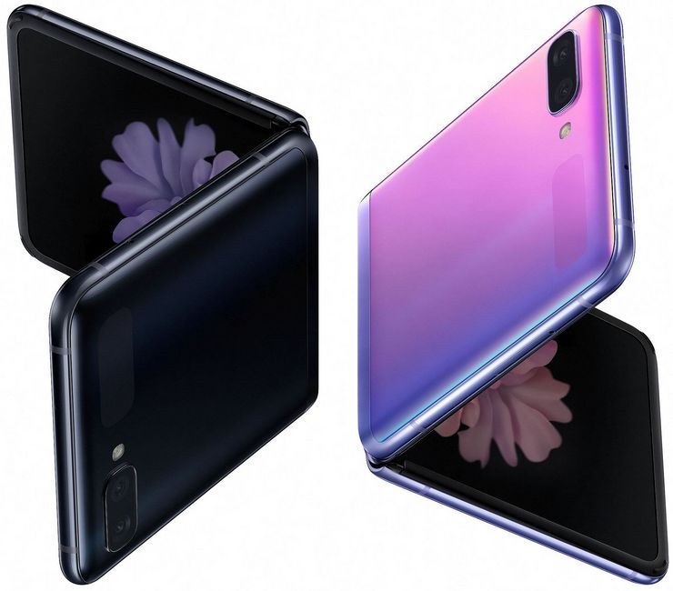 Samsung Galaxy Z Flipin värivaihtoehdot.