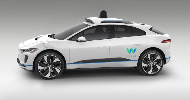 Waymon Jaguar I-Pace -täyssähköauto.