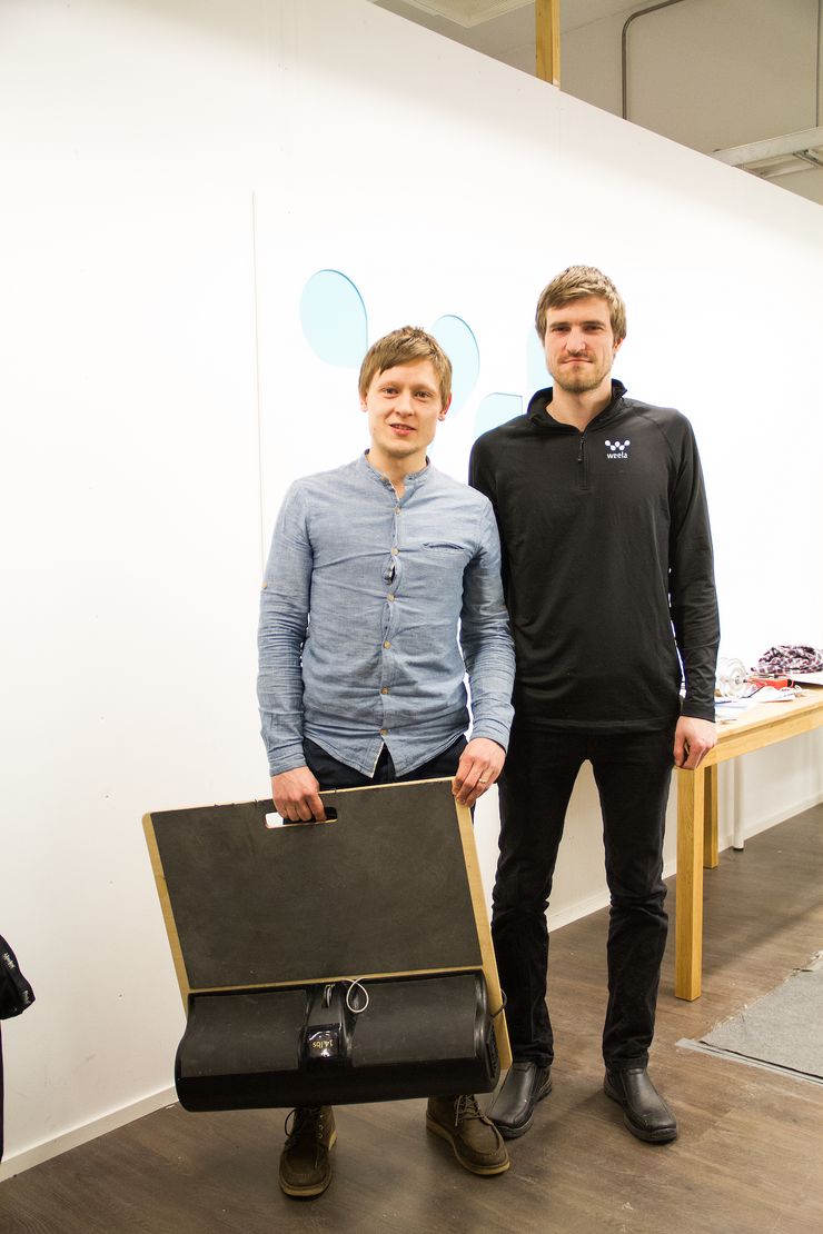 Weelan perustajat Miikka Kurunlahti ja Tuomas Lehto.