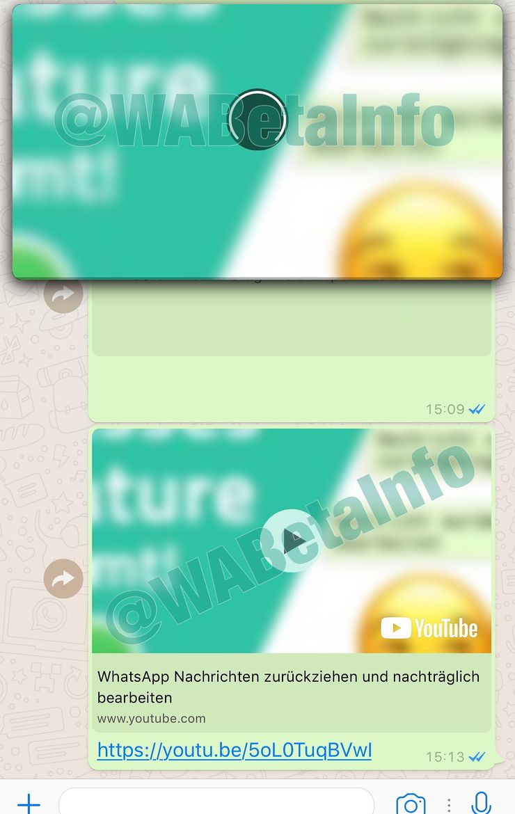 YouTube-videot tulevat katsottaviksi suoraan WhatsAppissa.