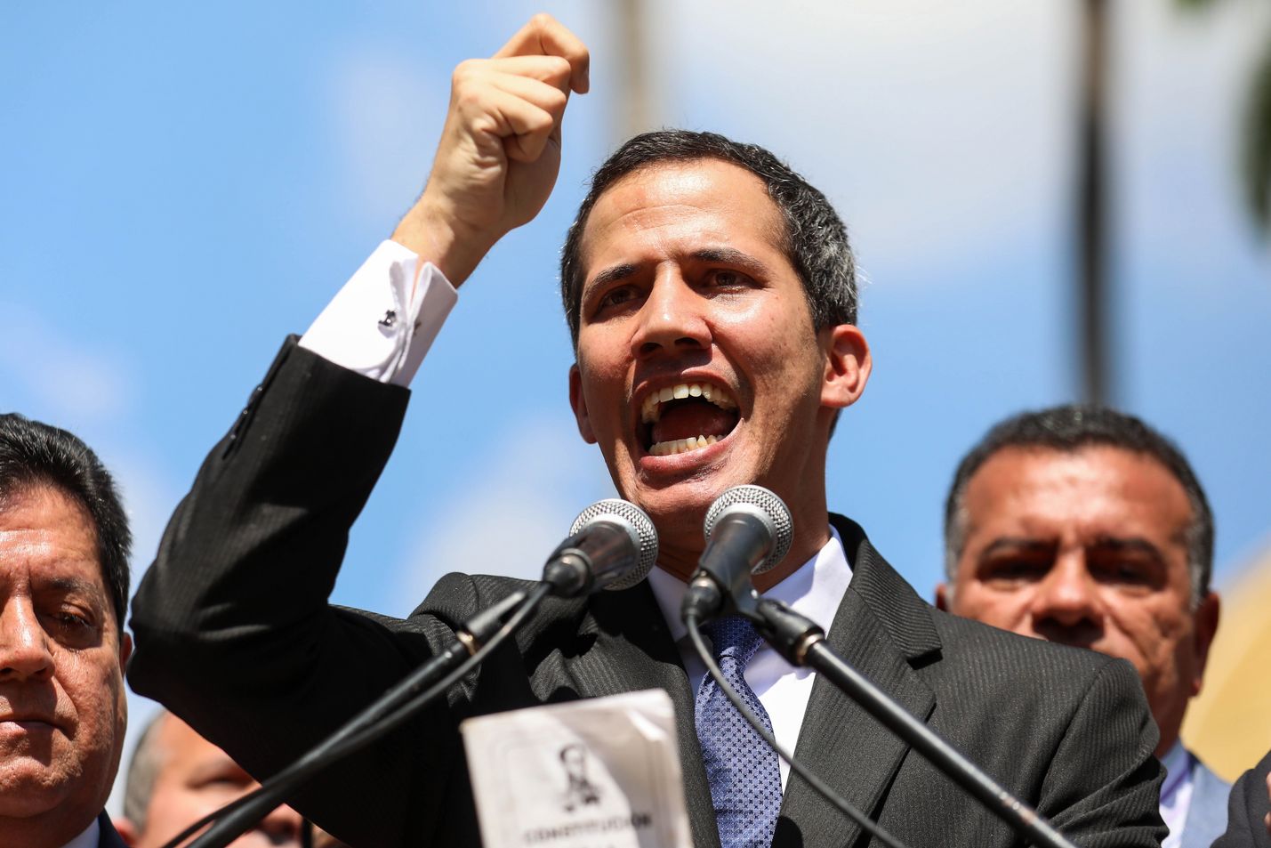 Juan Guaido julistautui Venezuelan presidentiksi keskiviikkona.