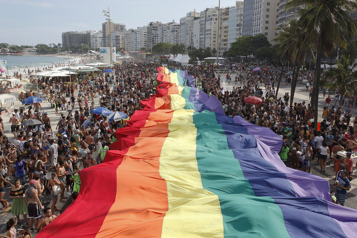 Brasilian Rio de Janeirossa järjestettiin sukupuoli- ja seksuaalivähemmistöjen pride-marssi joulukuussa 2016.