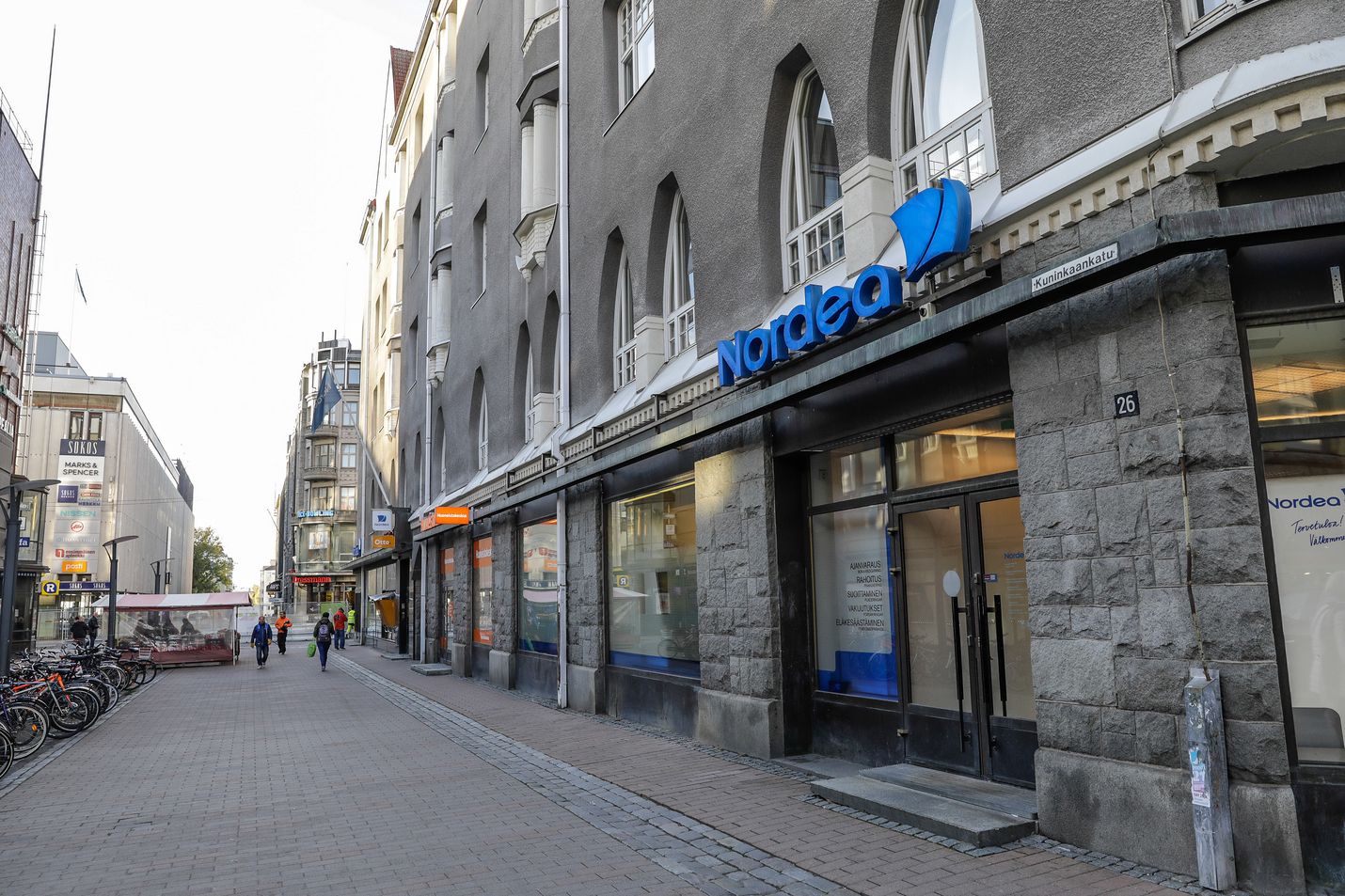Nordea kertoi selvittävänsä yhdessä verkkotoimittajansa kanssa häiriötilannetta. Arkistokuva.