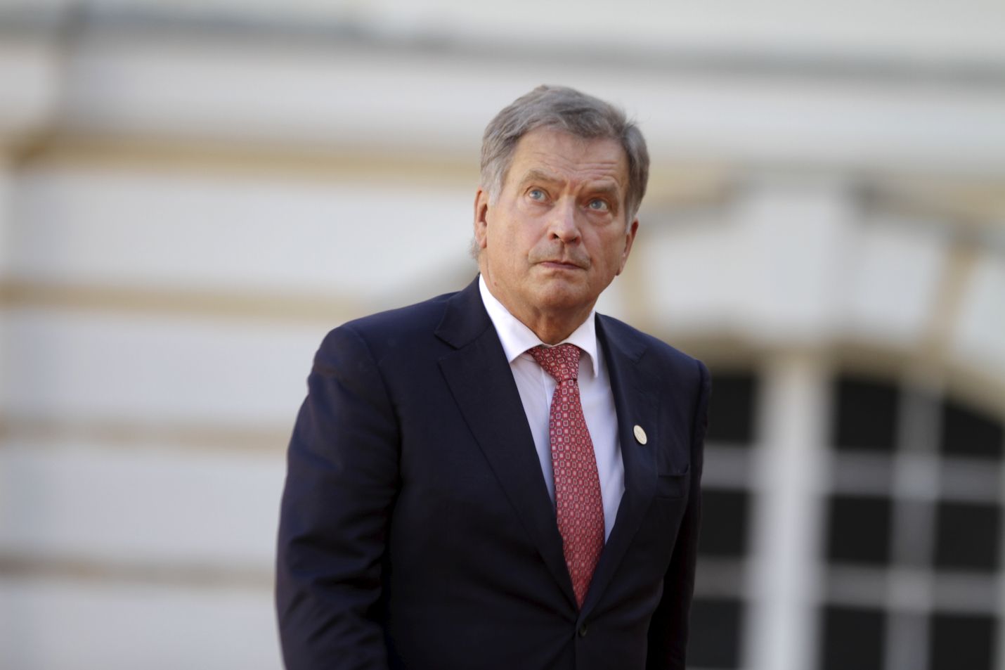 Tasavallan presidentti Sauli Niinistö linjasi ulkopolitiikkaa Suomen vuotuisessa suurlähettiläskokouksessa Helsingissä. Arkistokuva.
