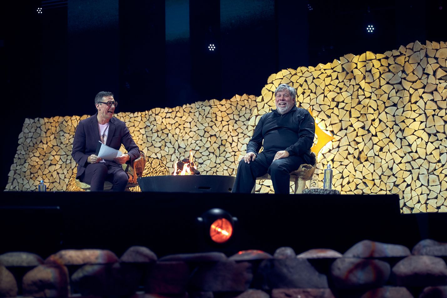 Yrittäjä ja kirjailija Henkka Hyppönen haastatteli Steve Wozniakia.