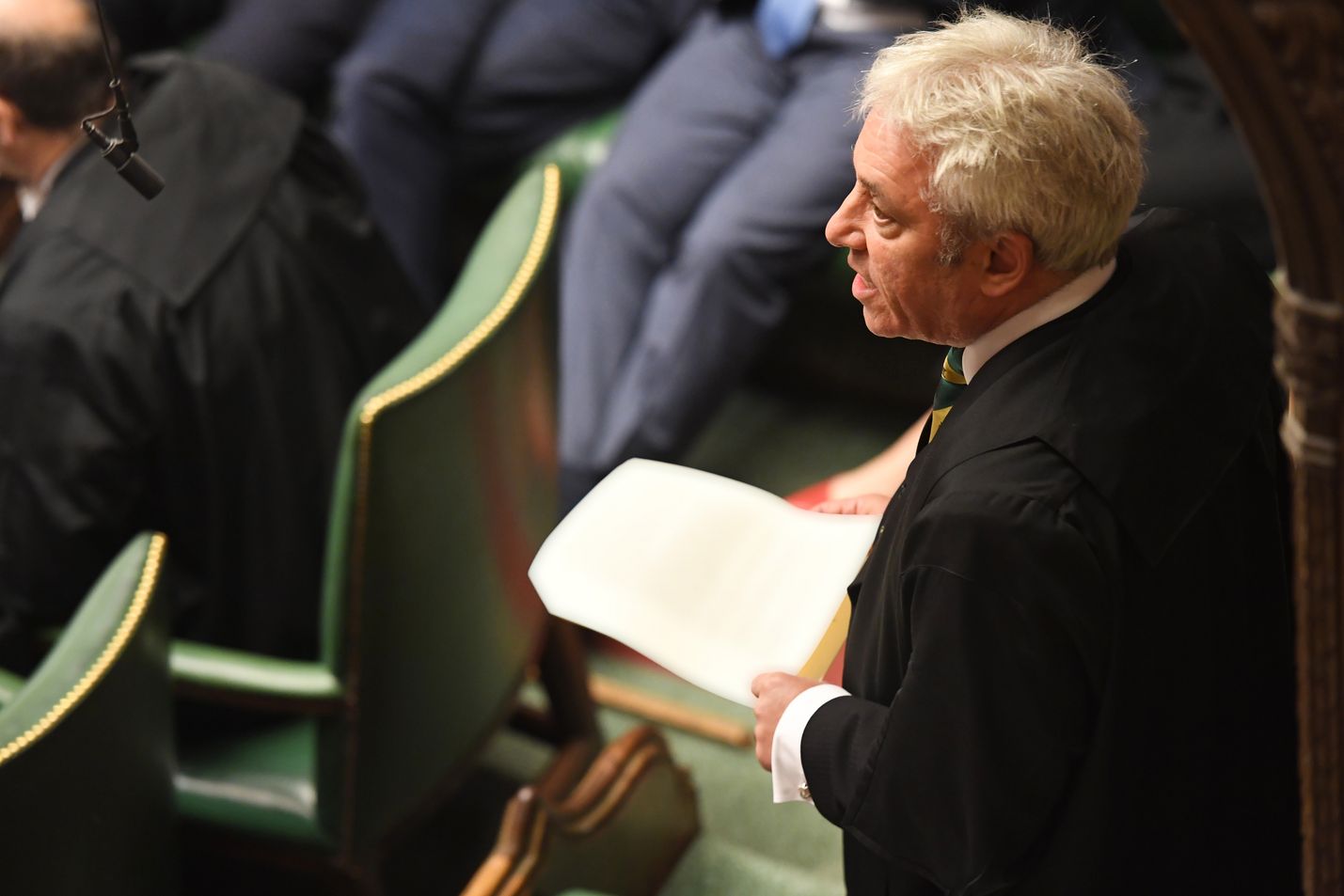 Britannian alahuoneen puhemies John Bercow hyväksyi muutosehdotuksen, joka voi lykätä äänestystä brexit-sopimuksesta. Ehdotusta käsitellään istunnossa ennen sopimusäänestystä.