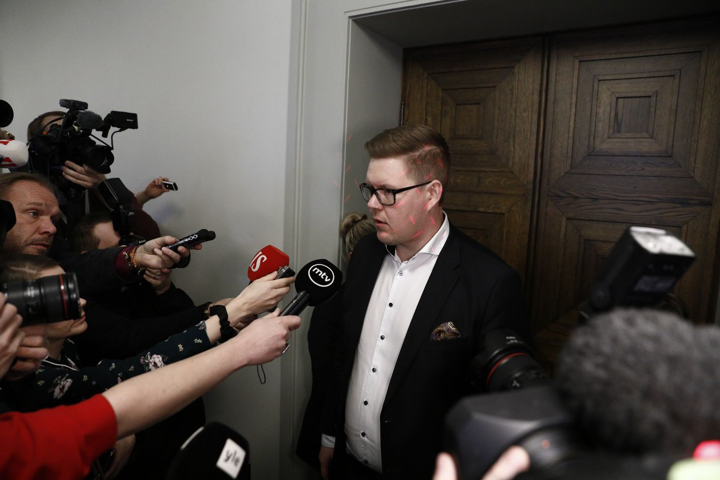 Eduskuntaryhmän puheenjohtaja Antti Lindtman on yksi pääministerispekulaatioissa pyörivistä nimistä, mutta vahvimpana ehdokkaana pidetään Sanna Marinia.