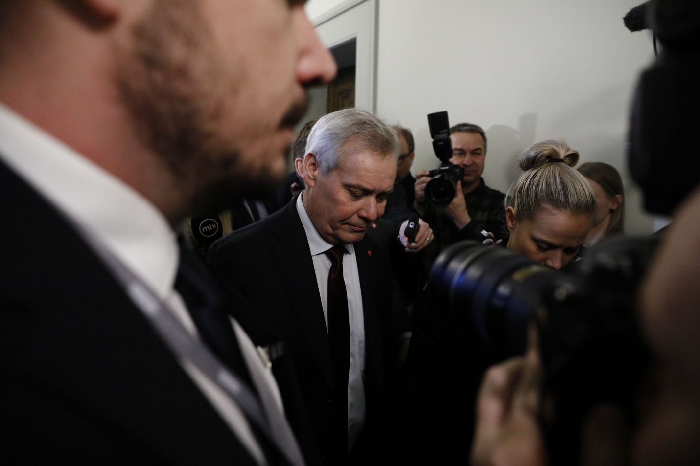 Pääministeri Antti Rinne (sd.) erosi puolenpäivän aikaan tiistaina.