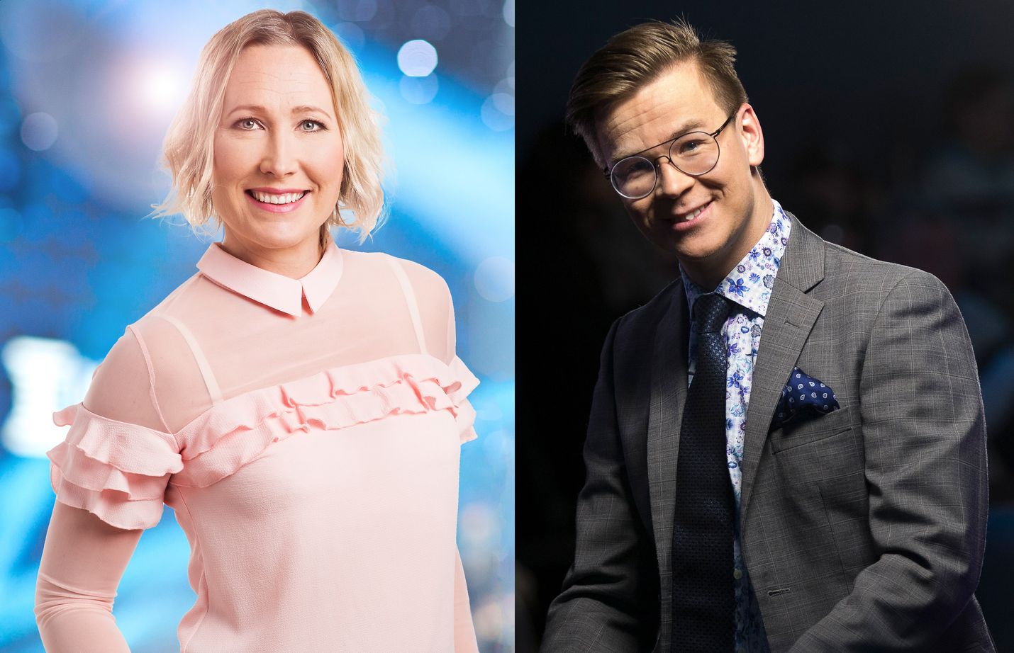 Urheilugaalan Harwall Arenalta juontavat Yle Urheilusta tutut Inka Henelius ja Riku Salminen.
