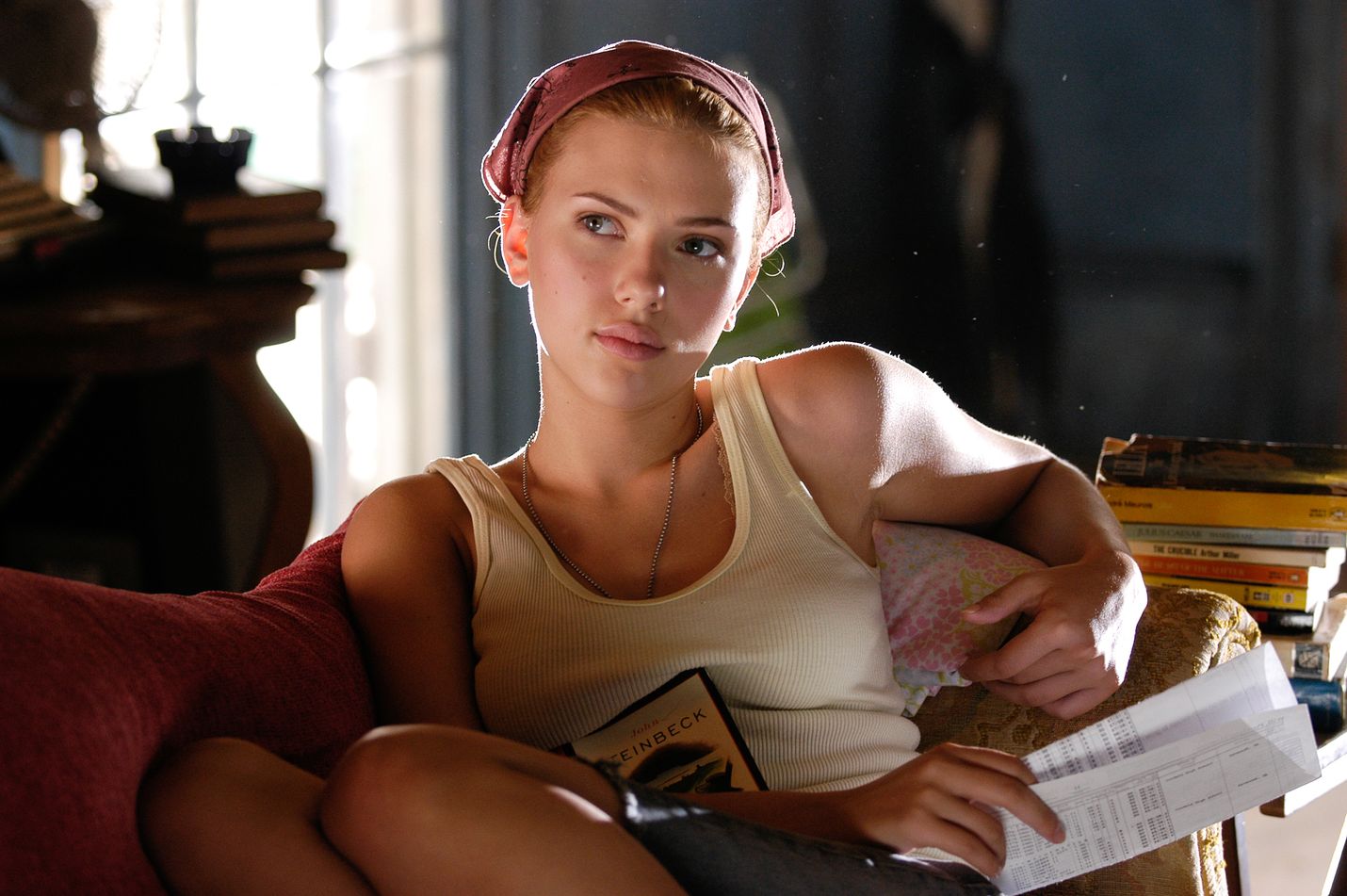 Rakkauslaulu Bobby Longille -elokuvassa Scarlett Johansson esittää 18-vuotiasta Pursya.