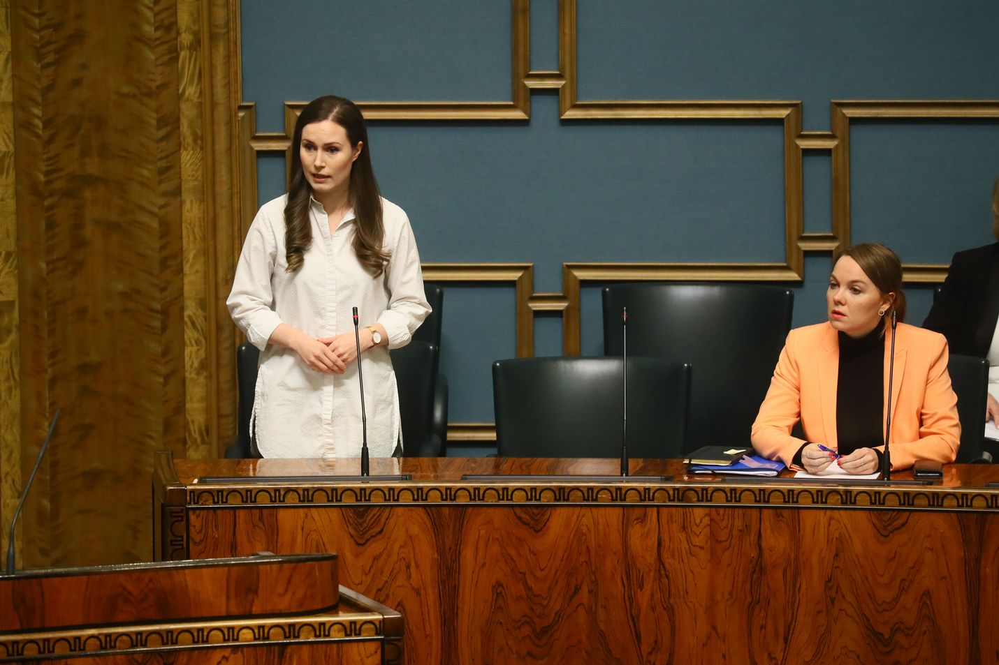 Pääministeri Sanna Marinin mukaan hallitus ei voi luvata, että se aina onnistuu sataprosenttisesti kaikissa toimissaan, vaikka siihen pyrkiikin.