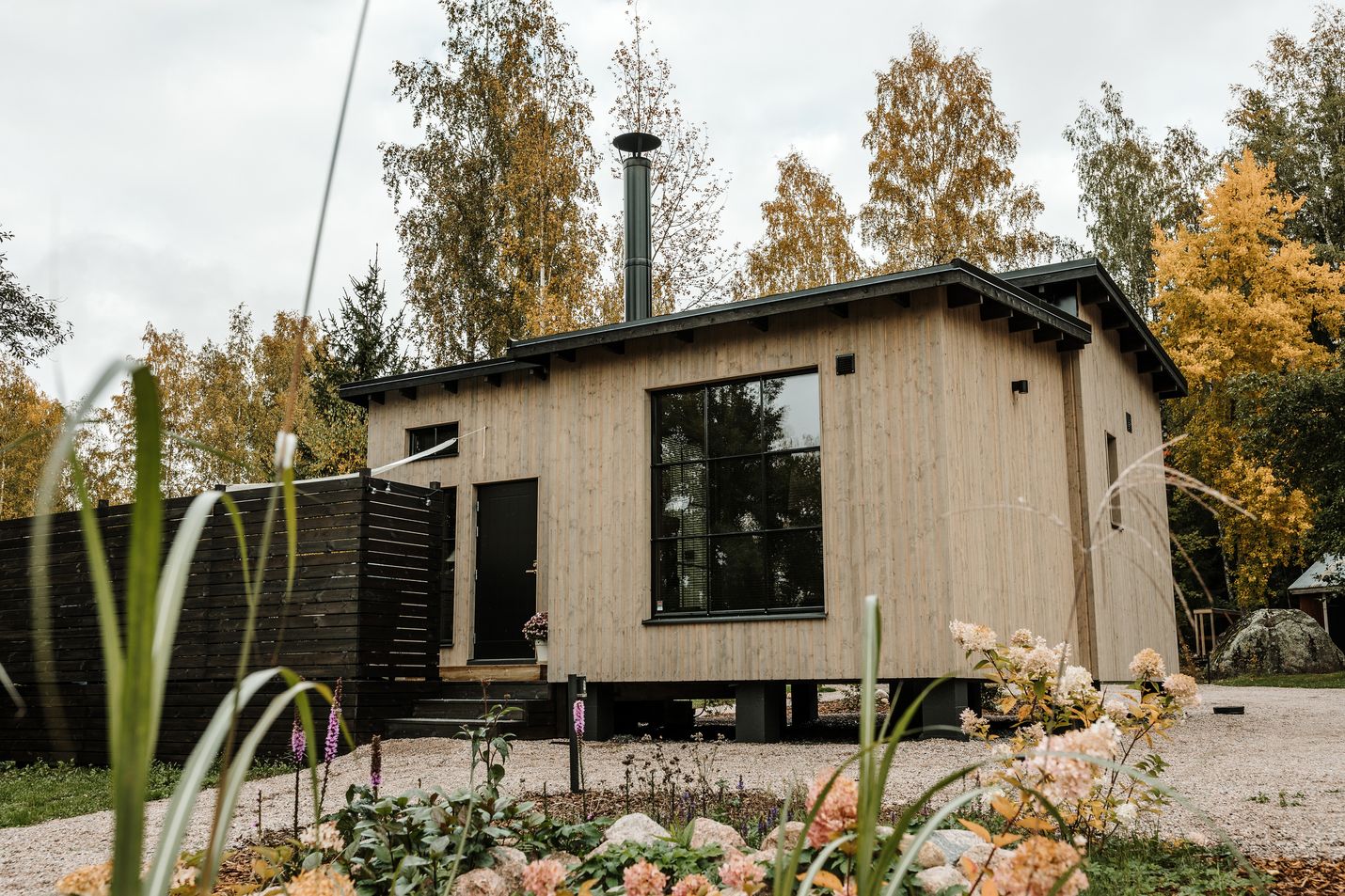 Pienessä omakotitalossa on neliöitä 35,5.