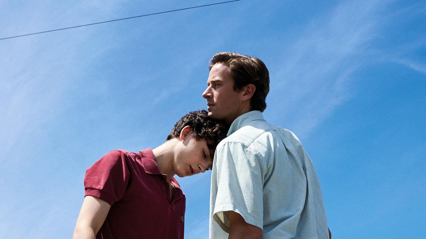 Italialaisdraamassa Elio (Timothée Chalamet) kokee ensirakkauden hurmoksen kohdatessaan Oliverin (Armie Hammer).