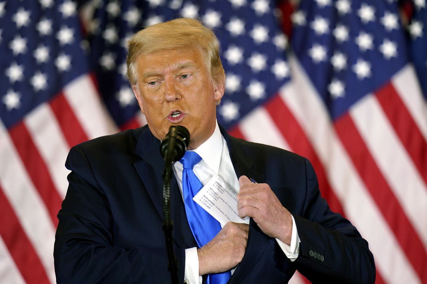 Yhdysvaltojen presidentti Donald Trump ei ole suostunut tunnustamaan tappiotaan, vaan väittää vaaleja vilpillisesti. Väitteelle ei ole esitetty mitään perusteita.