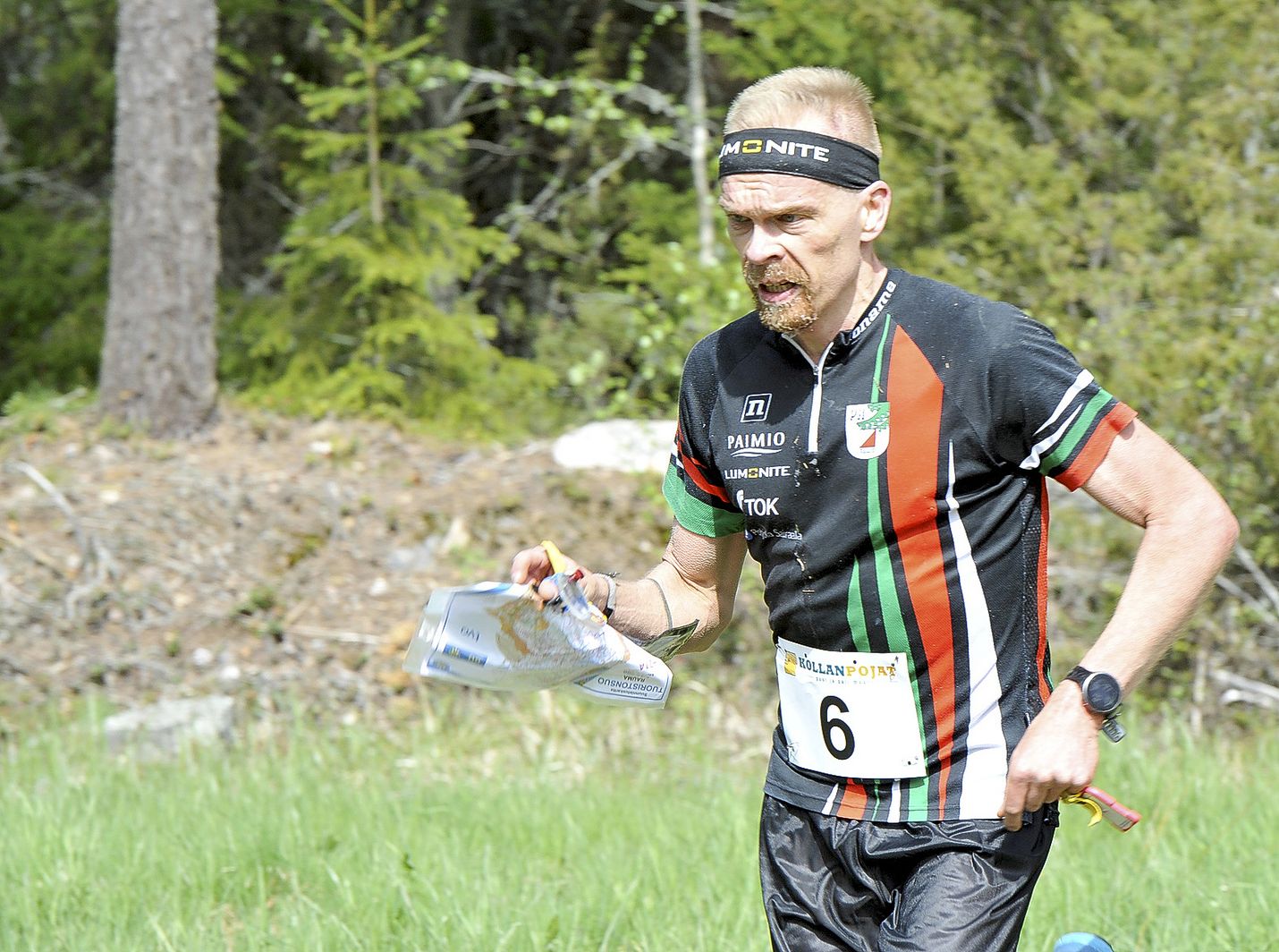 Pasi Ikonen suunnisti Raumalla Rasti-Lukon kevätkansallisten voittoon tänä keväänä. Ikonen kertoo hakevansa tällä kaudella hyviä sijoituksia muun muassa Mynämäen Lukkari-Jukolasta ja SM-keskimatkalta Hyvinkäältä.