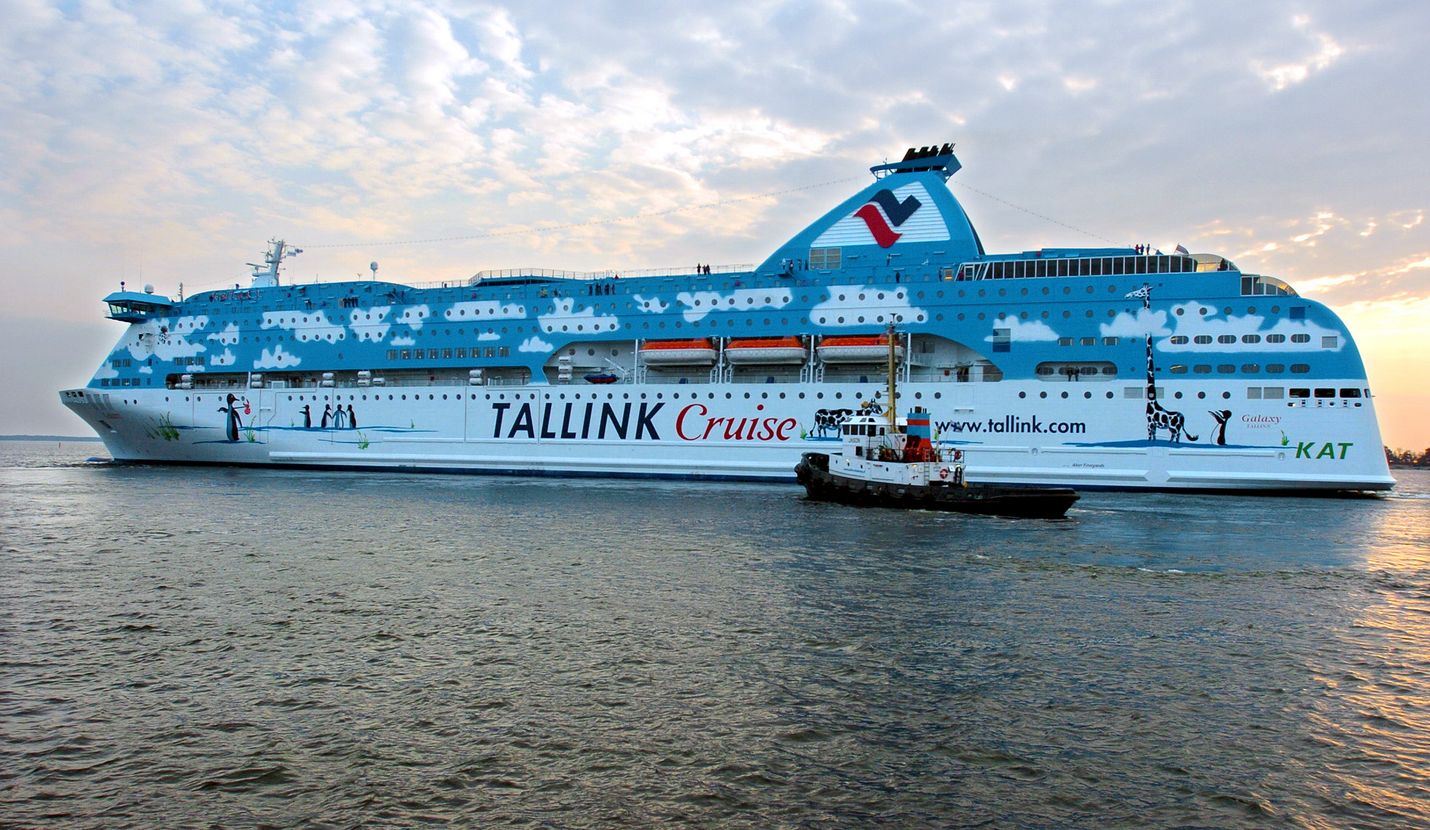 Galaxy lähti Raumalta kohti Tallinnaa vuonna 2006.