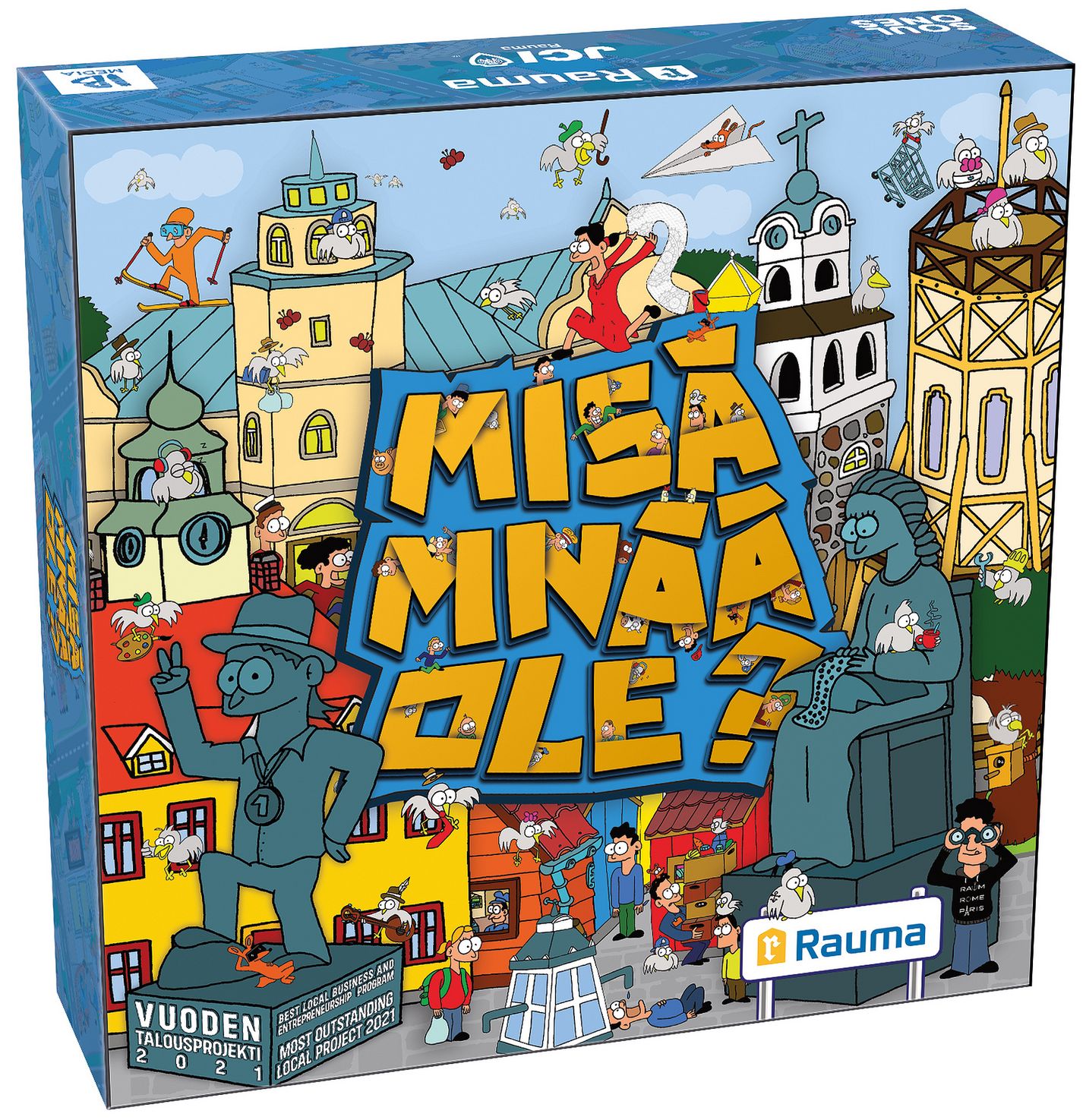 Misä Mnää Ole -lautapelistä on otettu nyt 500 kappaleen lisäpainos. 