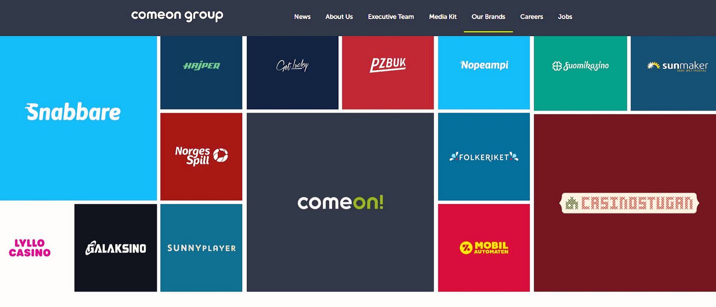Comeon Group on yksi yli 70 pelifirmasta, joilla on lisenssi Ruotsin markkinoille. 